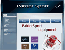 Tablet Screenshot of patriotsport.com